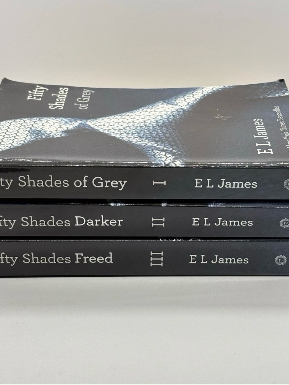 Fifty Shades Trilogy by E L James - Black Covers